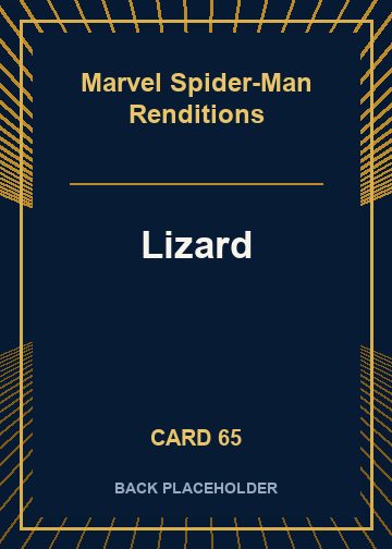 Lizard back card image