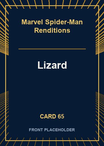 Lizard front card image