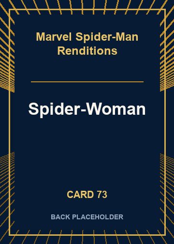 Spider-Woman back card image