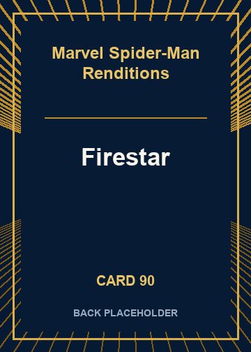 Firestar back card image
