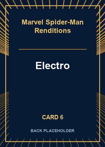 Electro back card image