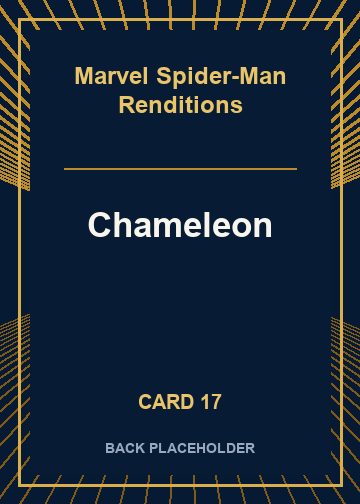 Chameleon back card image