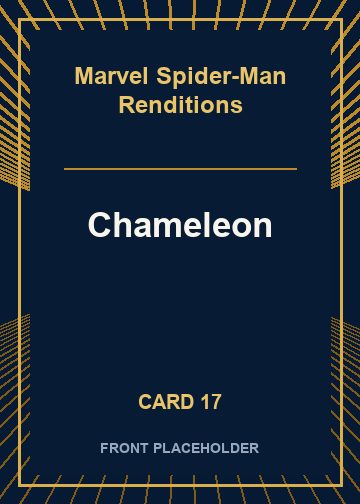 Chameleon front card image