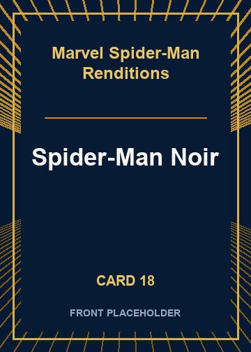 Spider-Man Noir front card image