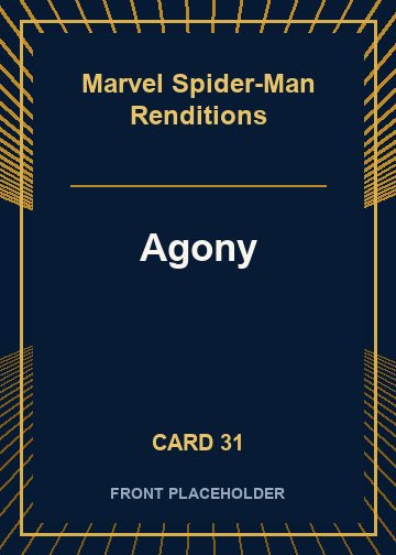 Agony front card image