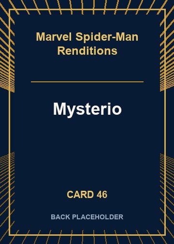 Mysterio back card image