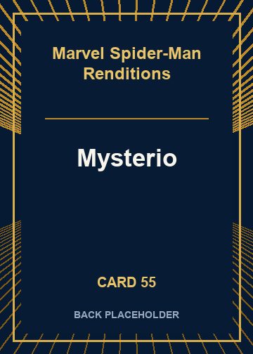 Mysterio back card image