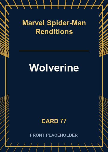 Wolverine front card image