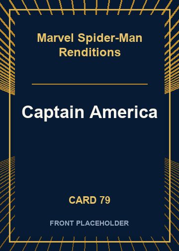 Captain America front card image