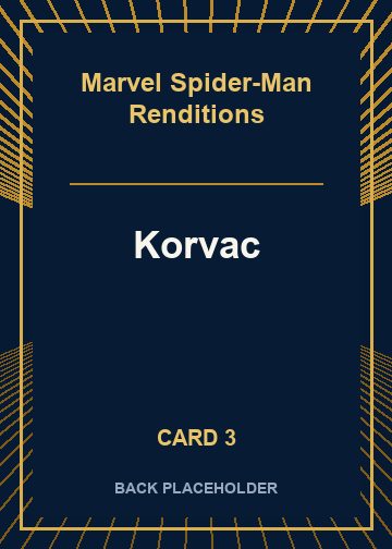 Korvac back card image