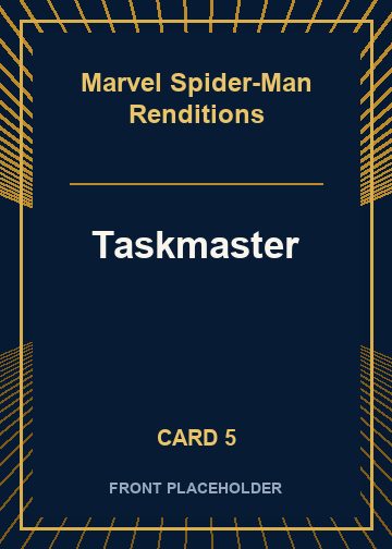 Taskmaster front card image