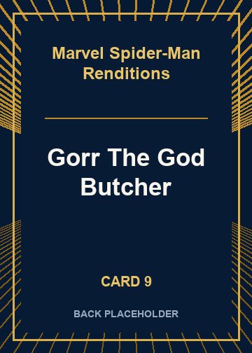 Gorr The God Butcher back card image