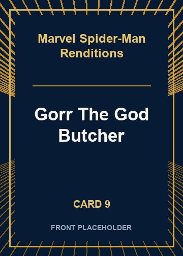 Gorr The God Butcher card thumbnail