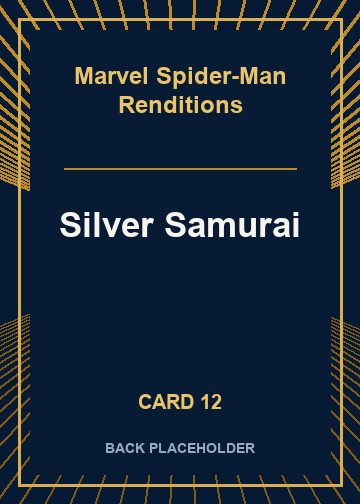 Silver Samurai back card image