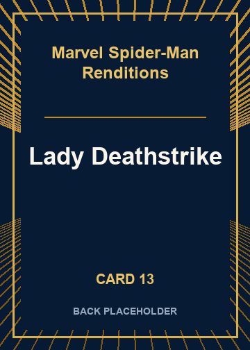 Lady Deathstrike back card image