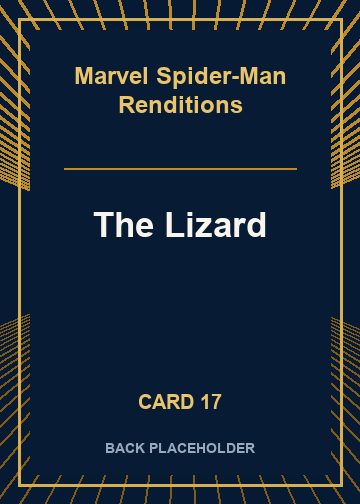 The Lizard back card image