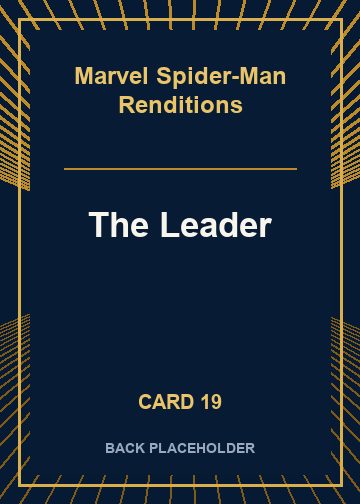 The Leader back card image