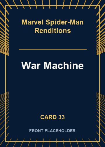War Machine front card image
