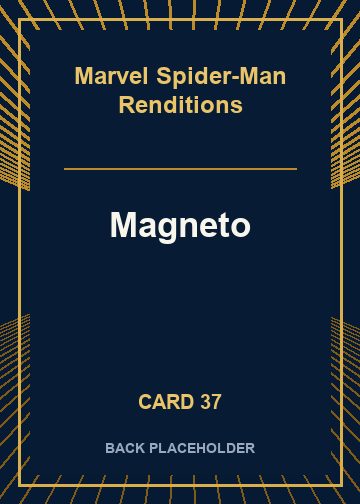 Magneto back card image