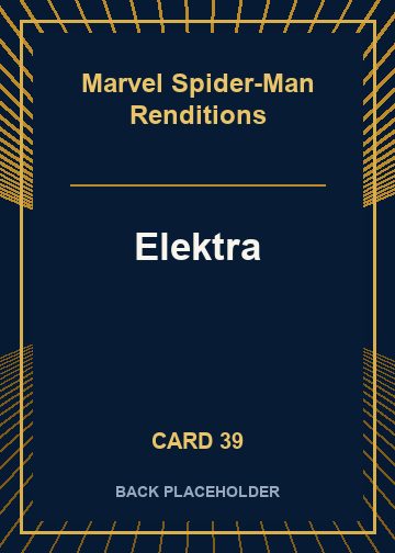 Elektra back card image