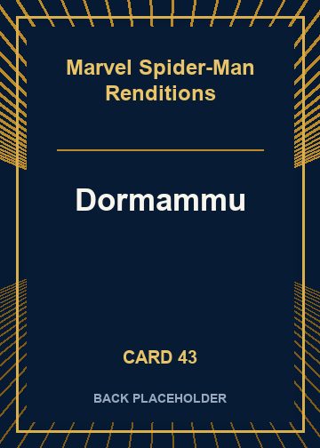 Dormammu back card image