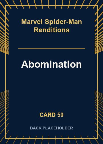 Abomination back card image