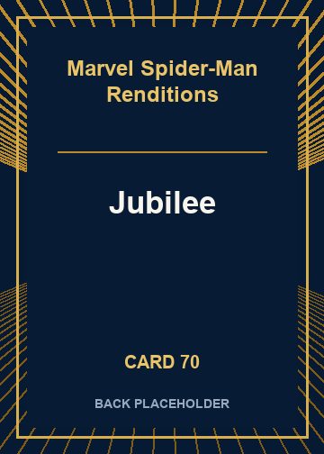 Jubilee back card image