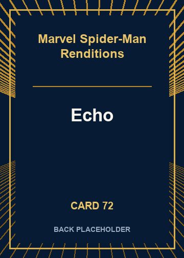 Echo back card image