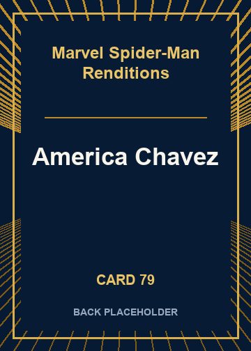 America Chavez back card image
