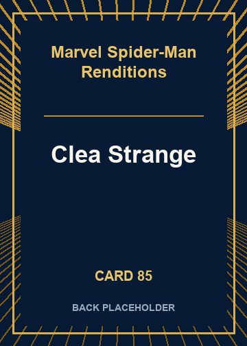 Clea Strange back card image