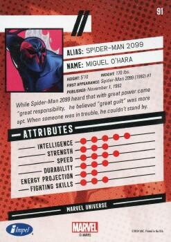 Spider-Man 2099 back card image