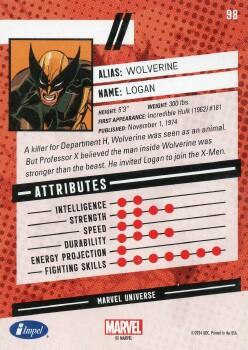 Wolverine back card image