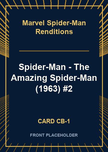 Spider-Man - The Amazing Spider-Man (1963) #2 card thumbnail