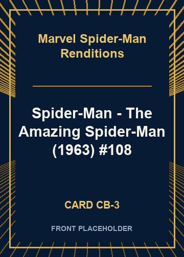 Spider-Man - The Amazing Spider-Man (1963) #108 card thumbnail