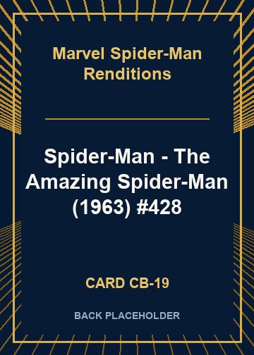 Spider-Man - The Amazing Spider-Man (1963) #428 back card image