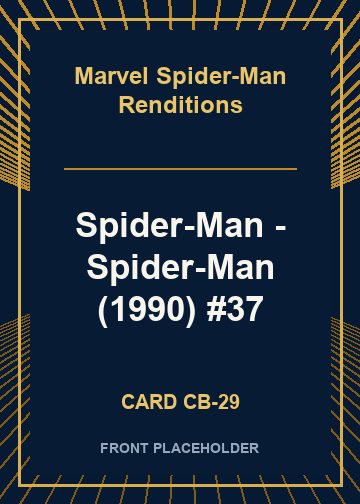 Spider-Man - Spider-Man (1990) #37 card thumbnail