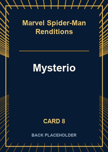 Mysterio back card image