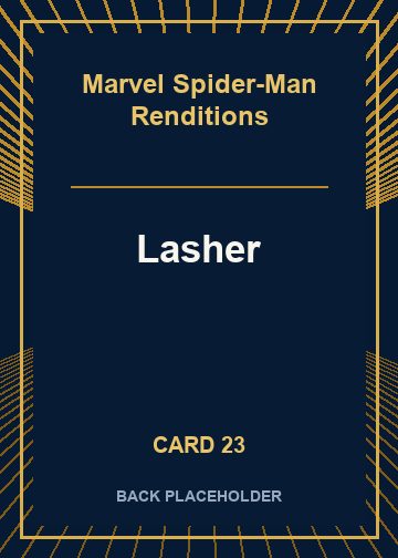 Lasher back card image