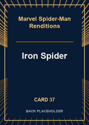 Iron Spider back card image