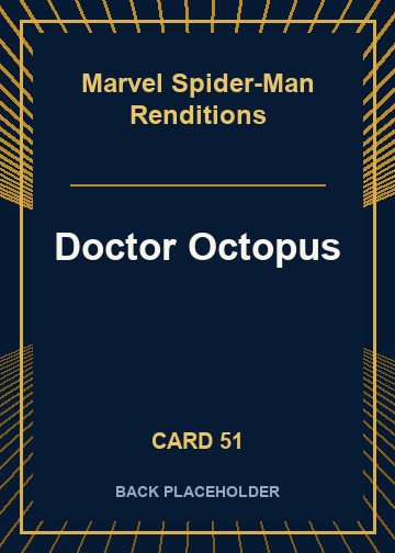 Doctor Octopus back card image