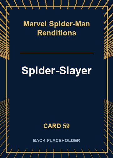 Spider-Slayer back card image