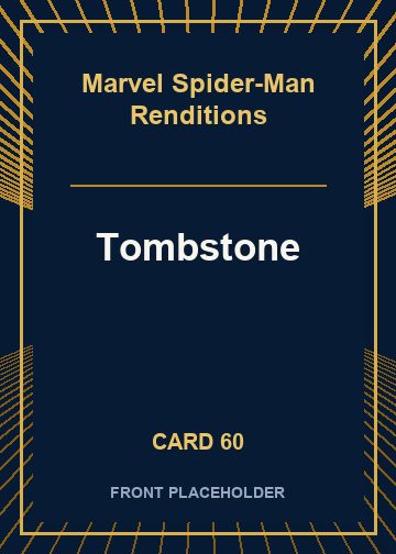 Tombstone front card image
