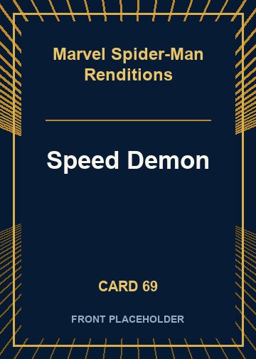 Speed Demon front card image