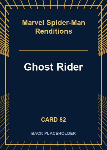Ghost Rider back card image