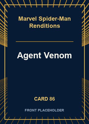 Agent Venom front card image