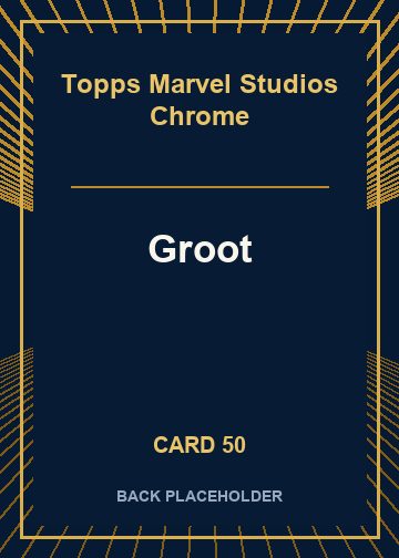 Groot back card image