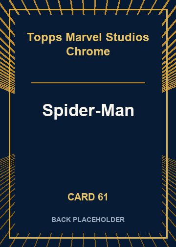 Spider-Man back card image