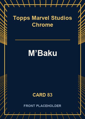 M’Baku card thumbnail