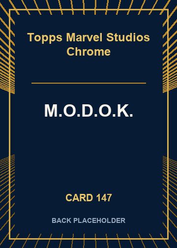 M.O.D.O.K. back card image