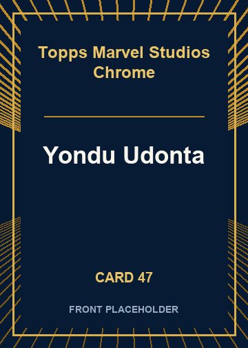 Yondu Udonta front card image
